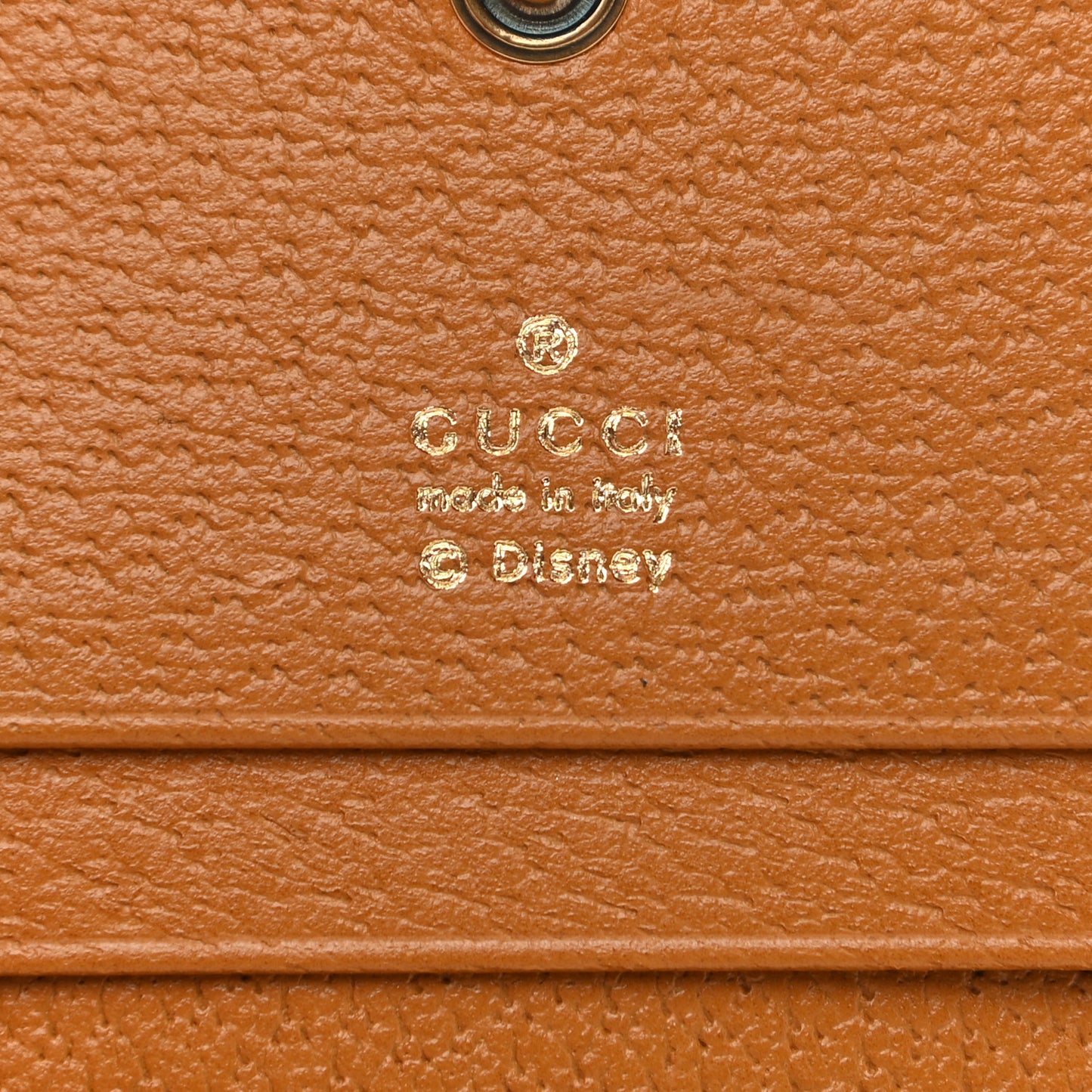 X DISNEY Mini Vintage GG Supreme Monogram Mickey Mouse Card Holder Wallet Beige Vintage Sun Oil