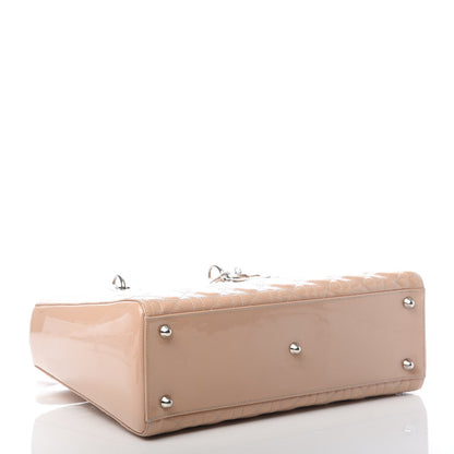 Christian Dior Patent Cannage Large Lady Dior Light Pink 4 of 11