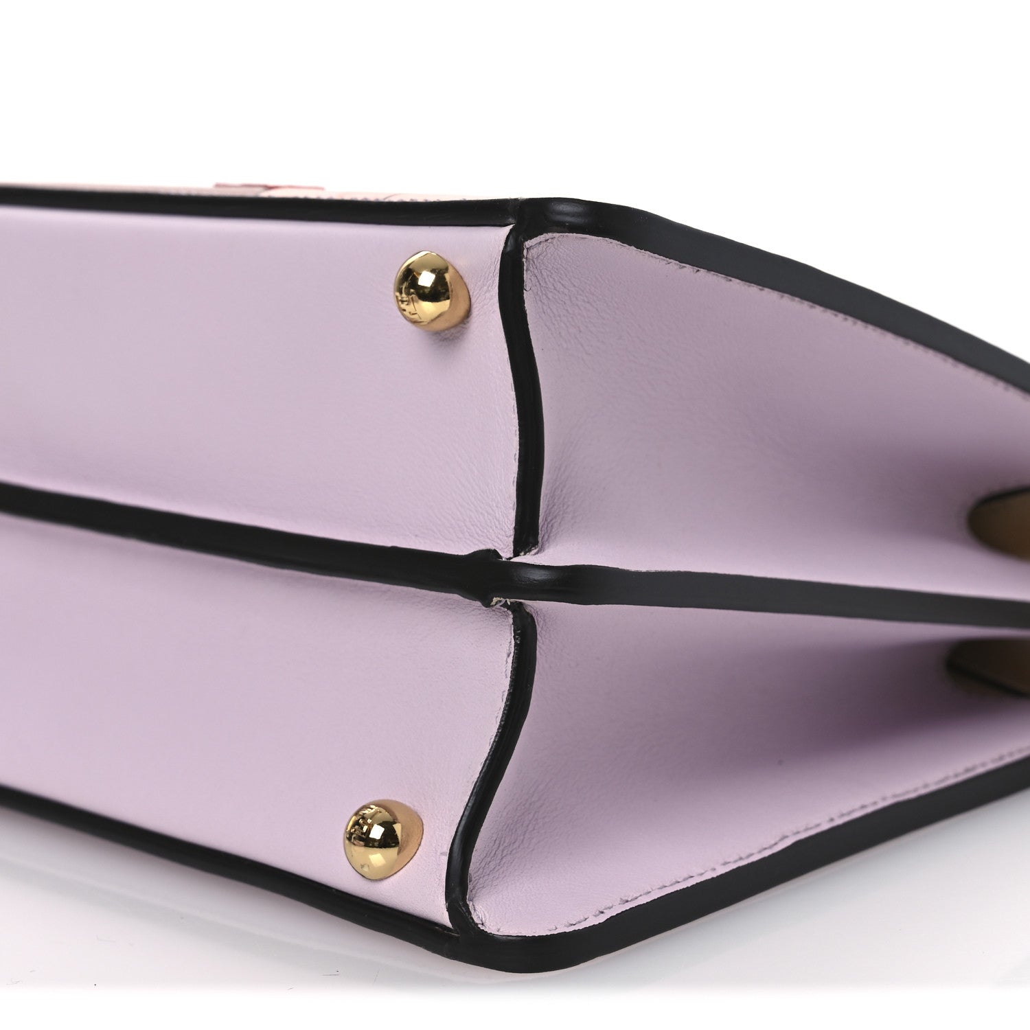 Fendi Vitello Seta Shiny Nappa Dancing Girls Inlay Small Peekaboo I SEE U Satchel Anemone Multicolor 11 of 12