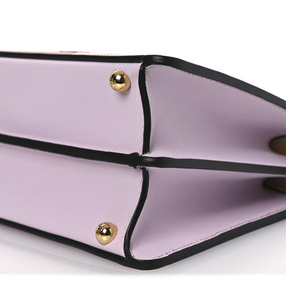 Fendi Vitello Seta Shiny Nappa Dancing Girls Inlay Small Peekaboo I SEE U Satchel Anemone Multicolor 11 of 12