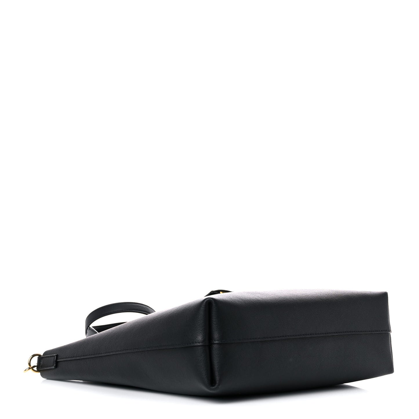 Calfskin Toy Shopping Tote Black
