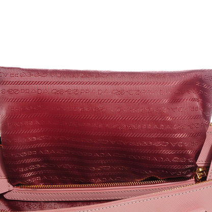 Prada Saffiano Lux Medium Double Zip Tote Orchidea 6 of 11
