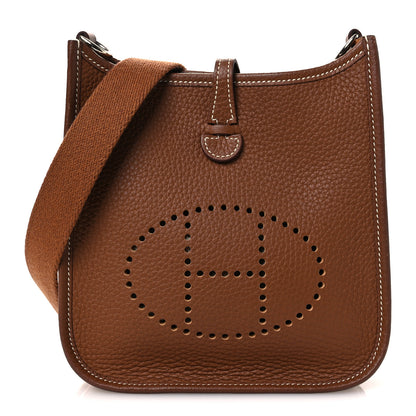 Hermes Taurillon Clemence Evelyne TPM Gold 1 of 12