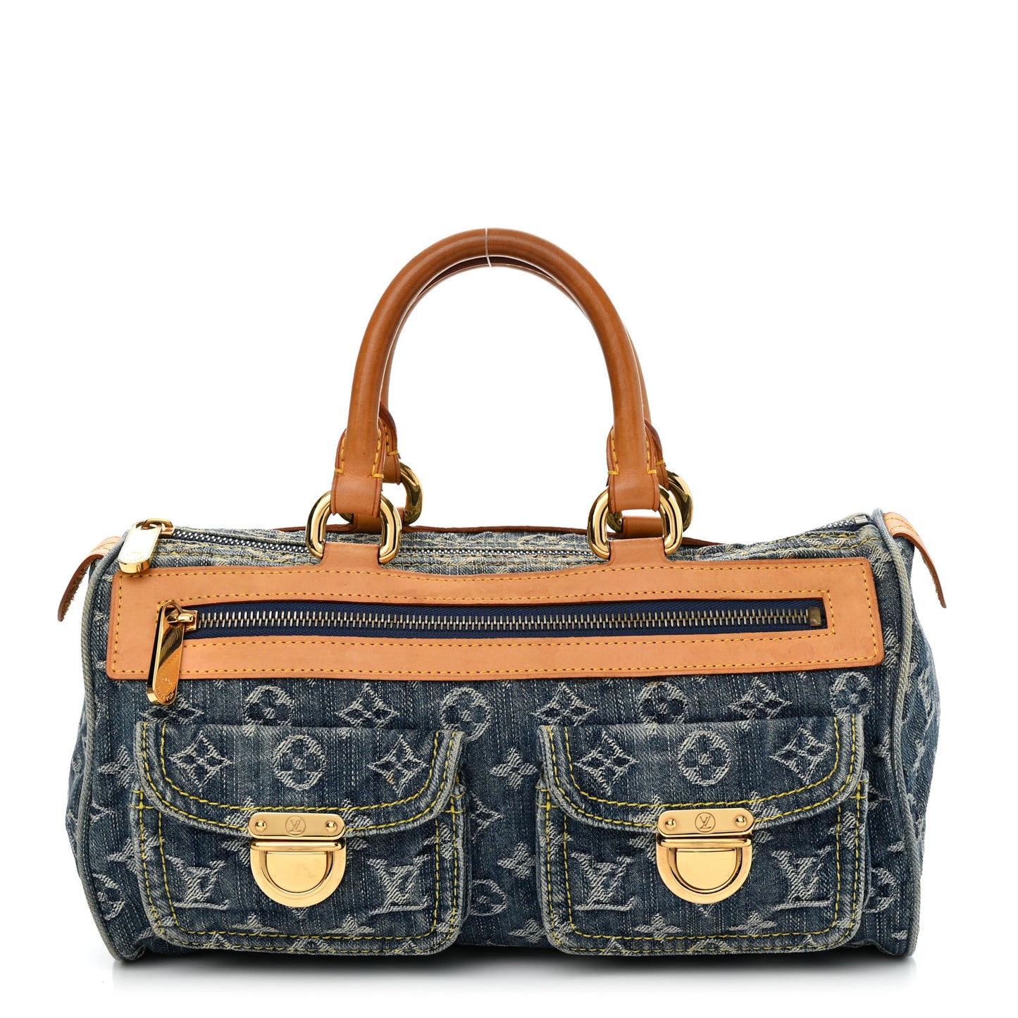 Monogram Denim Neo Speedy Blue