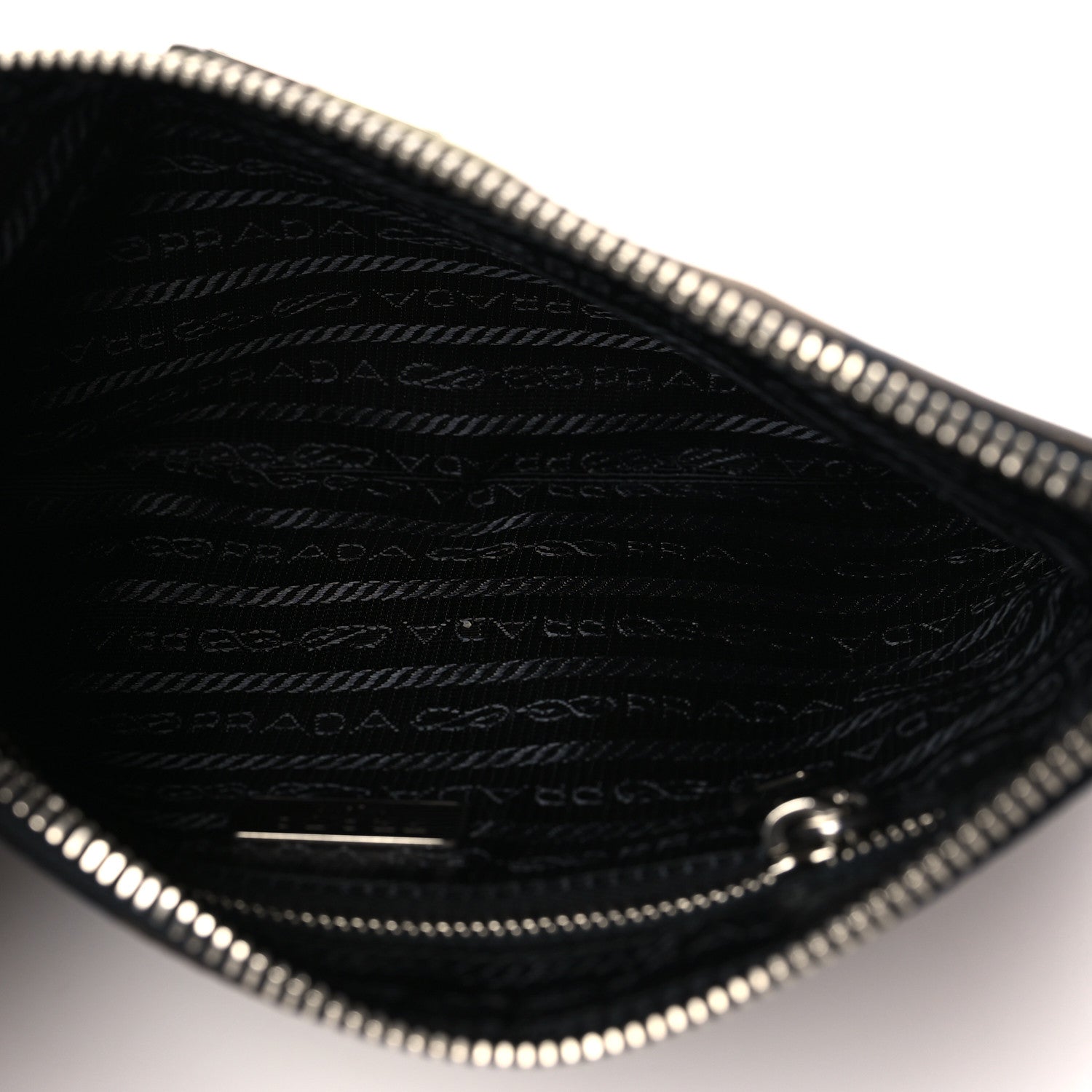 Prada Tessuto Nylon Saffiano Wristlet Mimetico 5 of 9