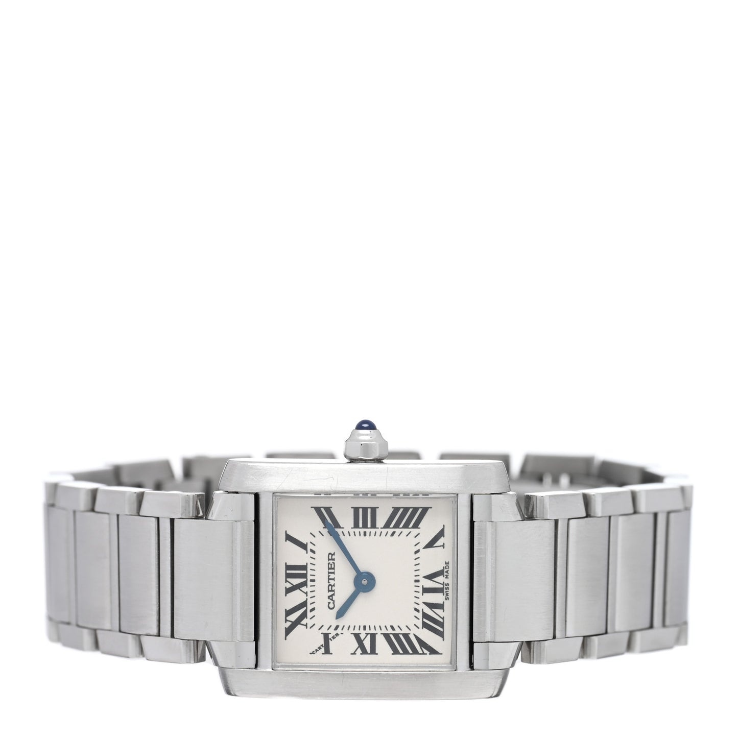 Stainless Steel 20mm Tank Francaise Quartz Watch