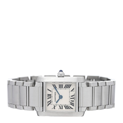 Cartier Stainless Steel 20mm Tank Francaise Quartz Watch 2 of 4