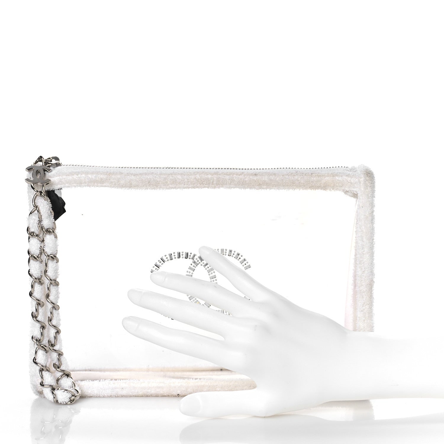 Chanel PVC Pouch White 2 of 12