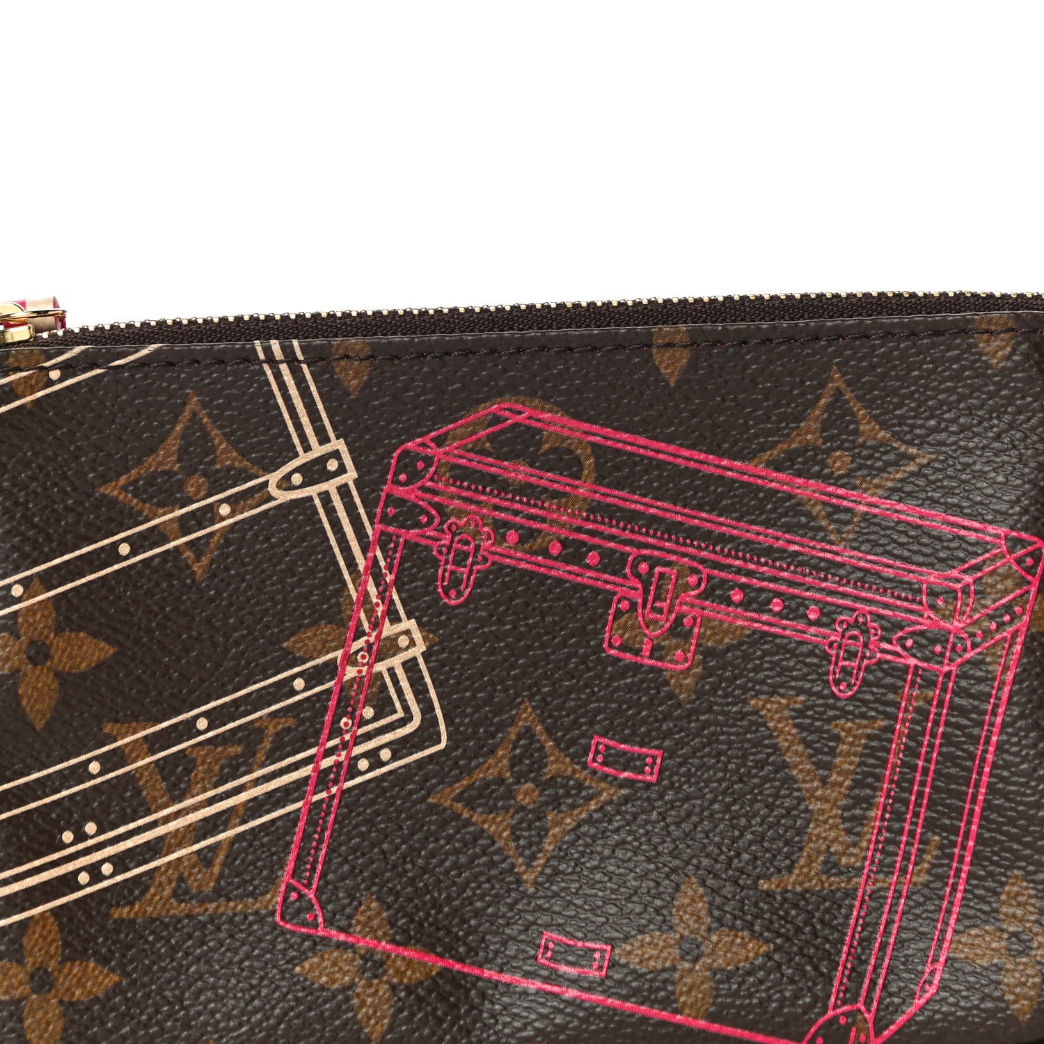 Louis Vuitton Monogram 2014 Christmas Animation Mini Pochette Accessories 8 of 11