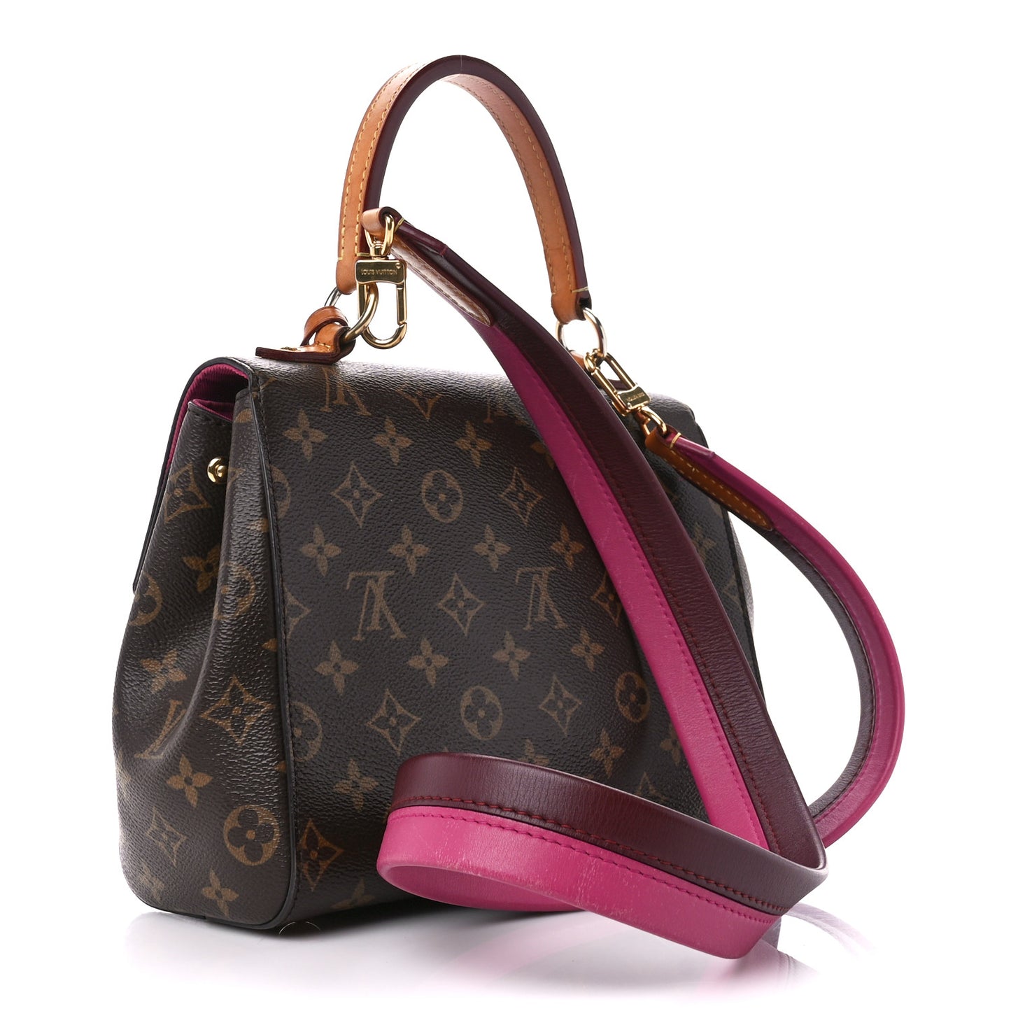 Monogram Cluny BB Bordeaux Fuchsia