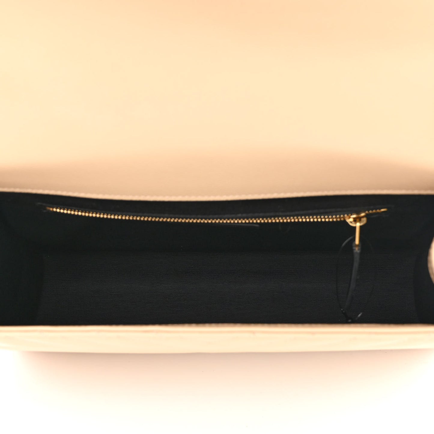 Grain De Poudre Matelasse Chevron Large Monogram Satchel Nude Powder