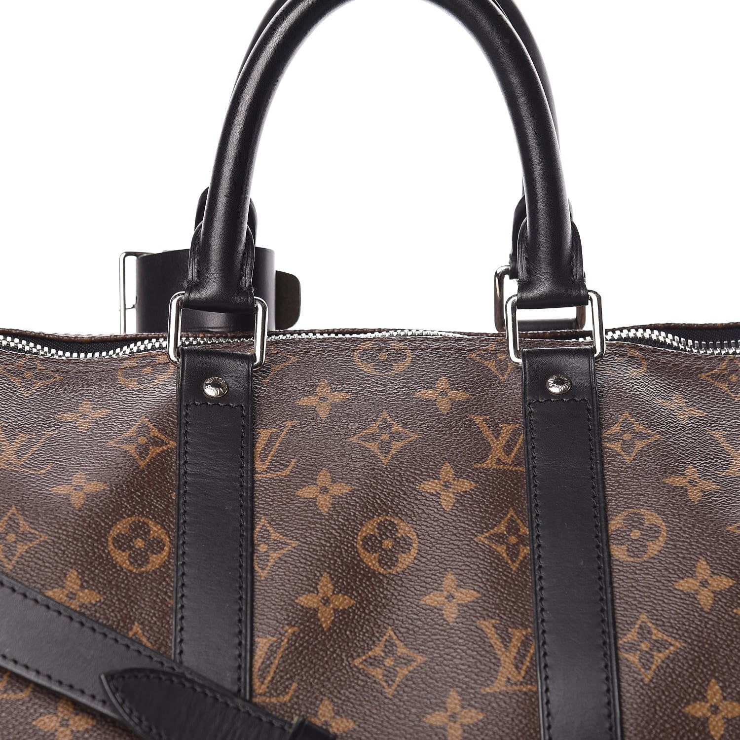 Louis Vuitton Monogram Macassar Keepall Bandouliere 45 10 of 10