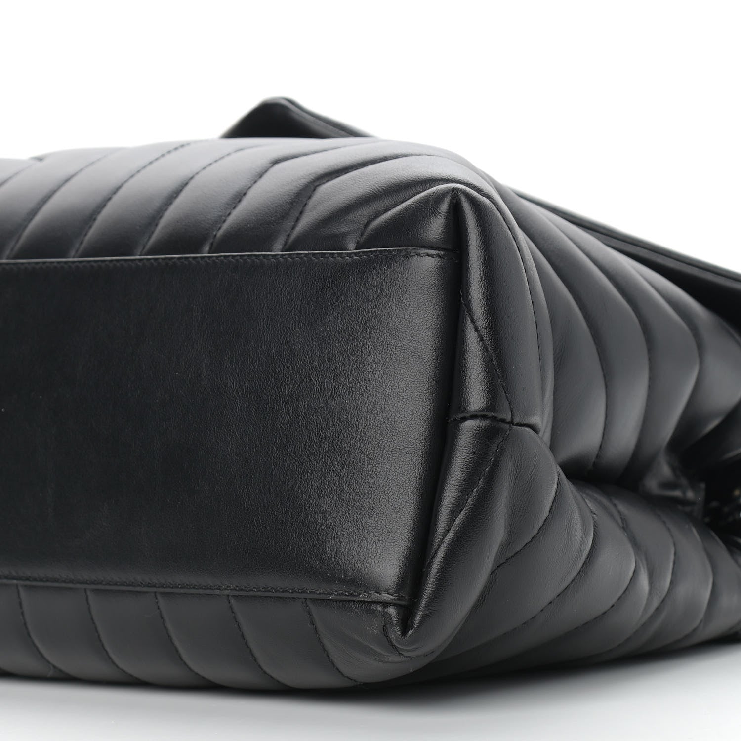 Saint Laurent Calfskin Y Quilted Monogram Medium Loulou Chain Satchel Black 10 of 12