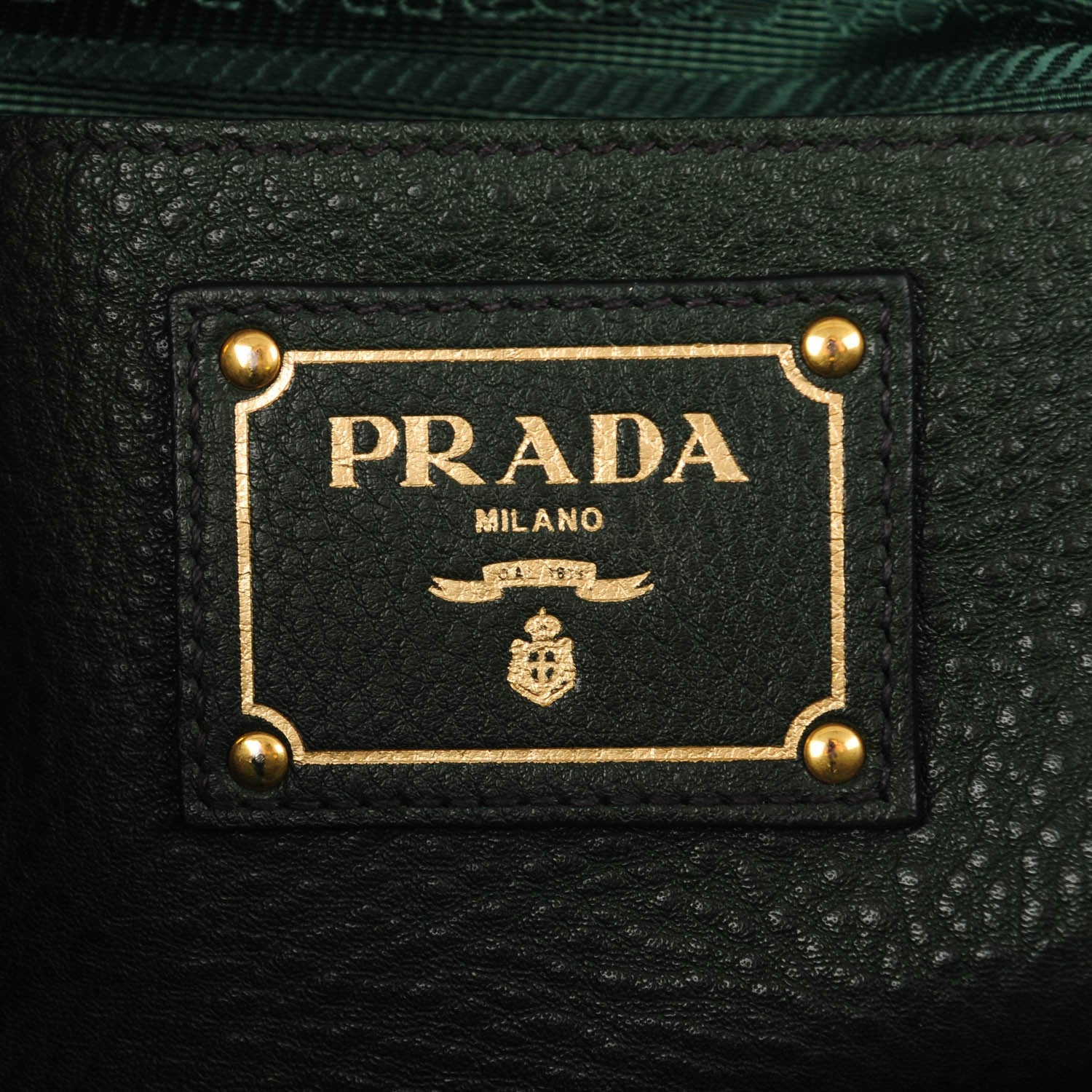 Prada Vitello Daino Tote Foresta 6 of 8