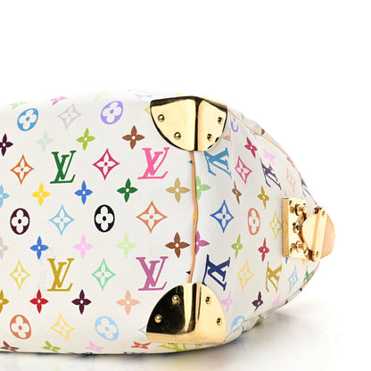 Louis Vuitton Monogram Multicolor Speedy 30 White 8 of 9