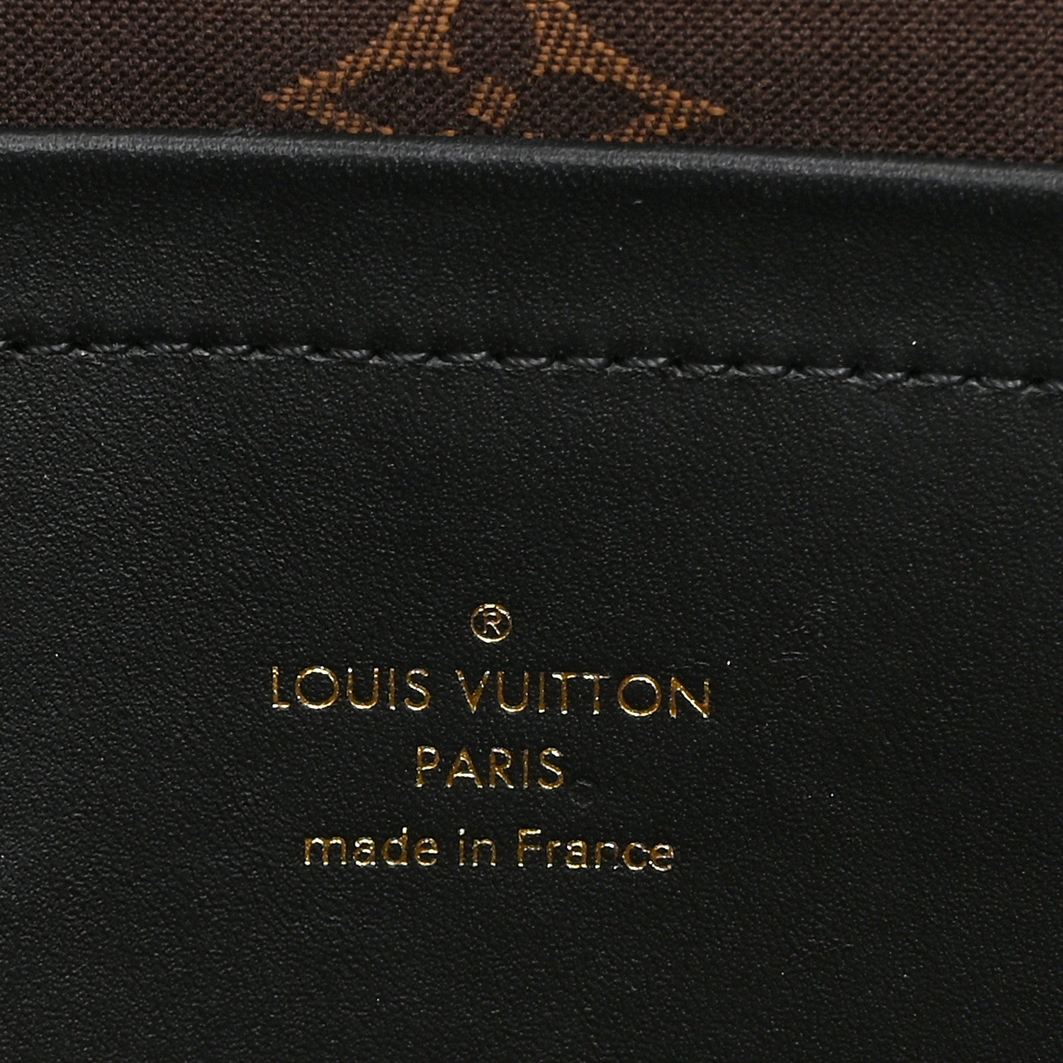 Louis Vuitton Calfskin Monogram Embossed Utility Crossbody Black 6 of 9