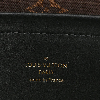 Louis Vuitton Calfskin Monogram Embossed Utility Crossbody Black 6 of 9
