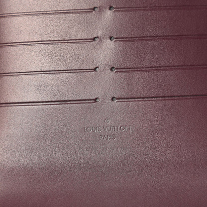 Louis Vuitton Calfskin Felicie Card Holder Insert Amarante 6 of 6