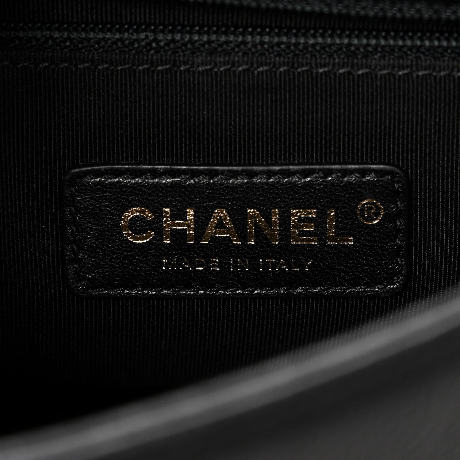 Chanel Grained Calfskin Quilted Small Label Click Flap Bag Black 6 of 11