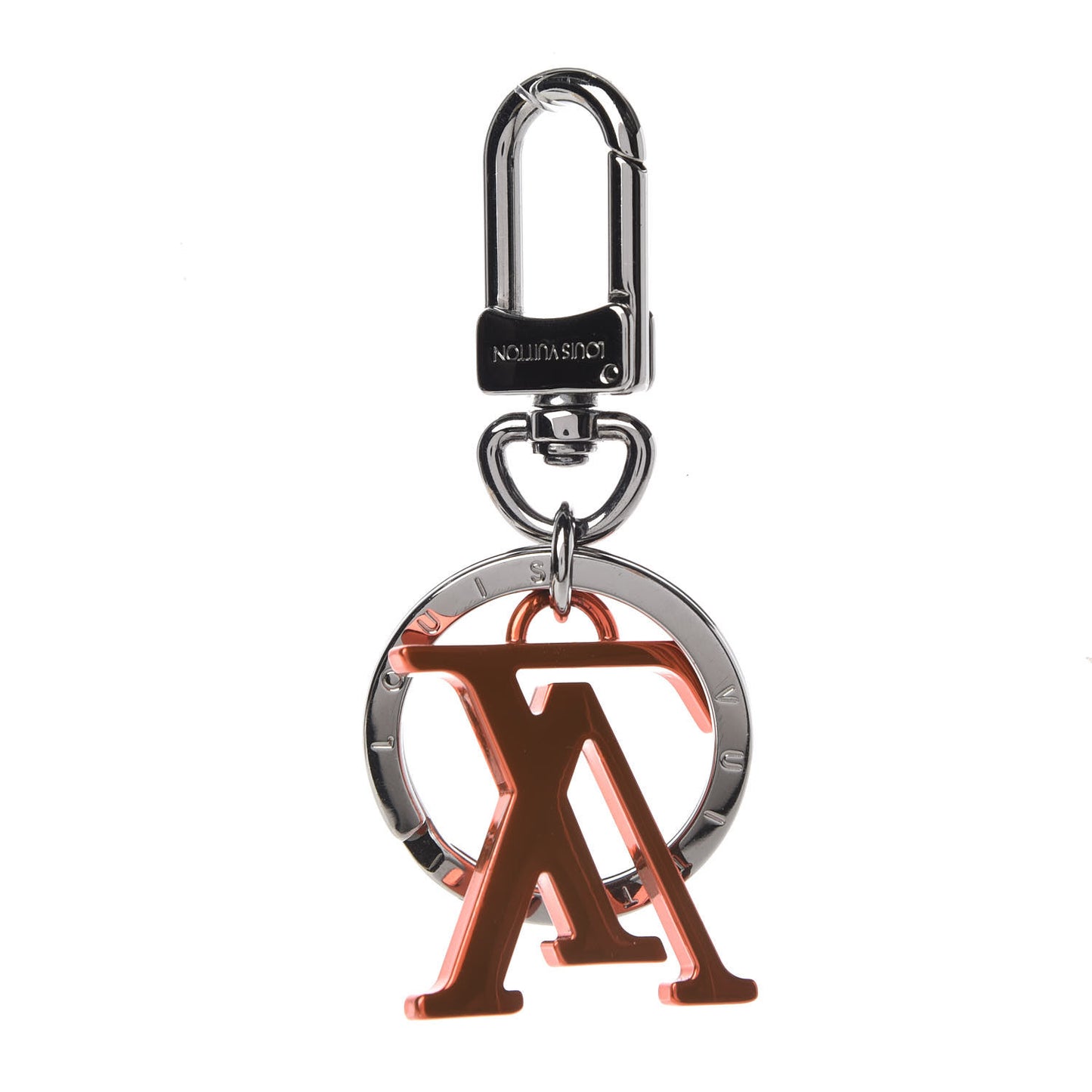 LV Shape Solar Ray Bag Charm Key Holder