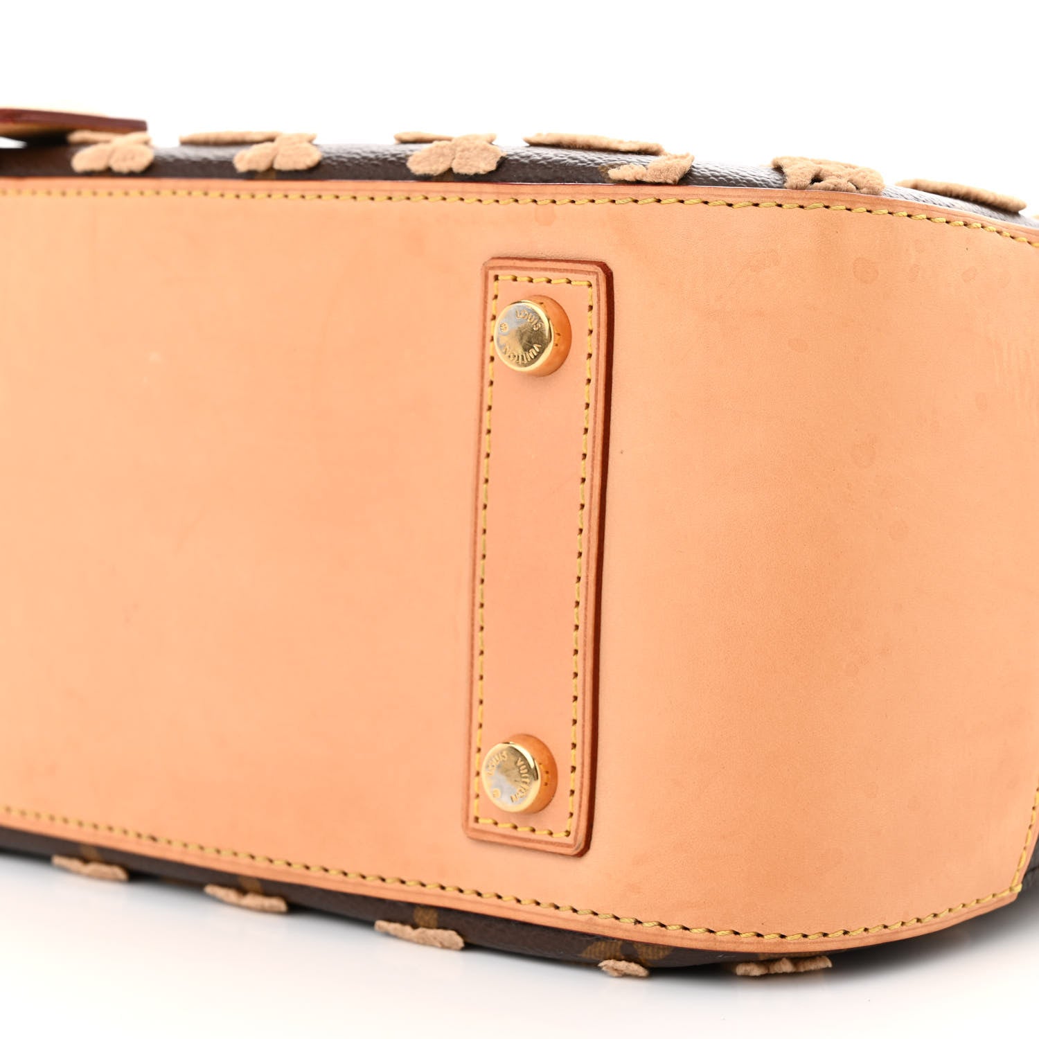 Louis Vuitton Monogram Tuffetage Deauville Cube Caramel 10 of 11
