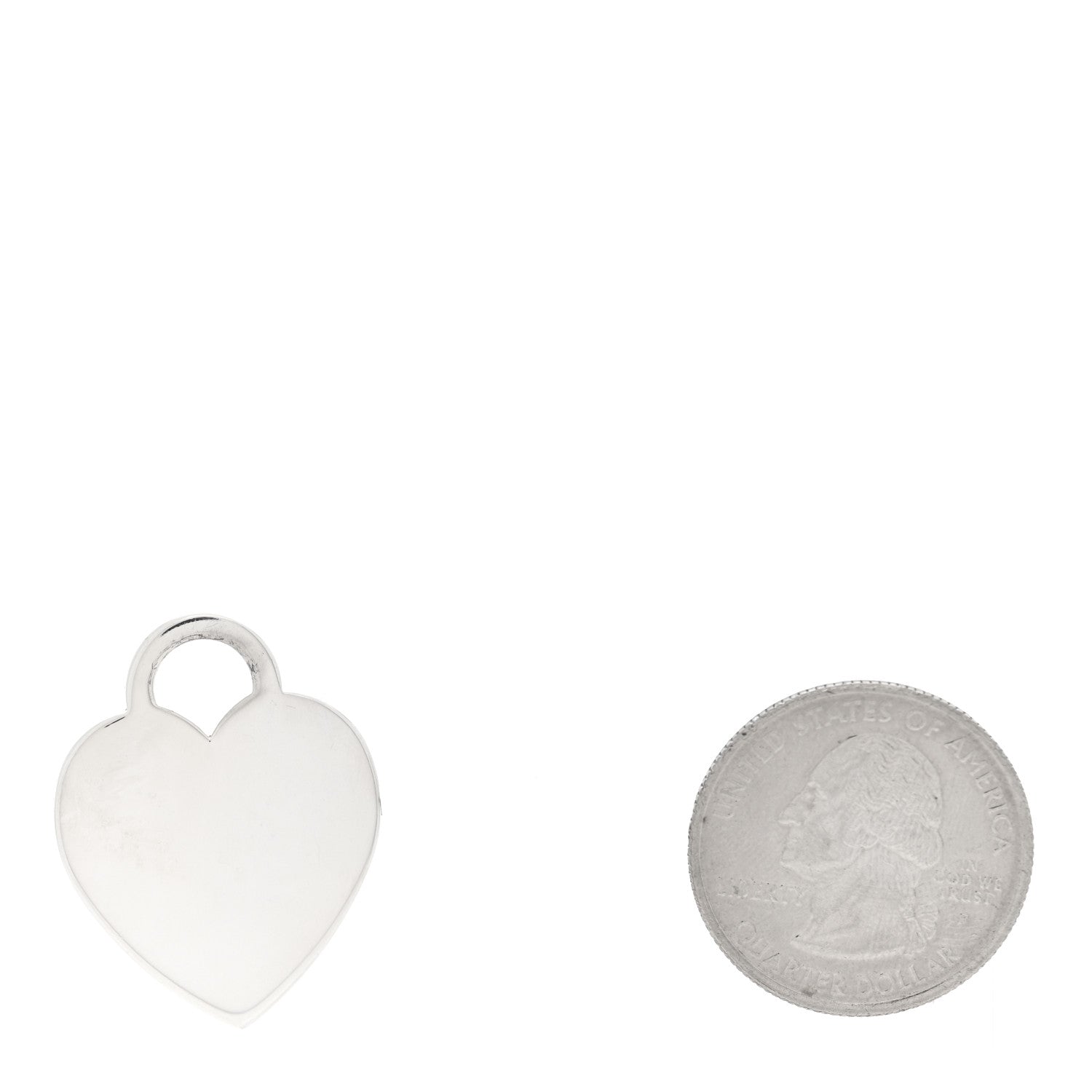 Tiffany Sterling Silver Return to Tiffany Heart Pendant 2 of 3
