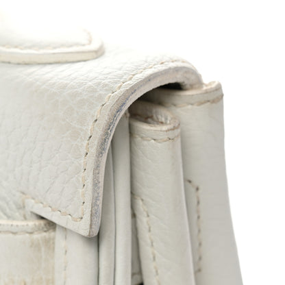 Hermes Taurillon Clemence Kelly Retourne 32 White 14 of 14
