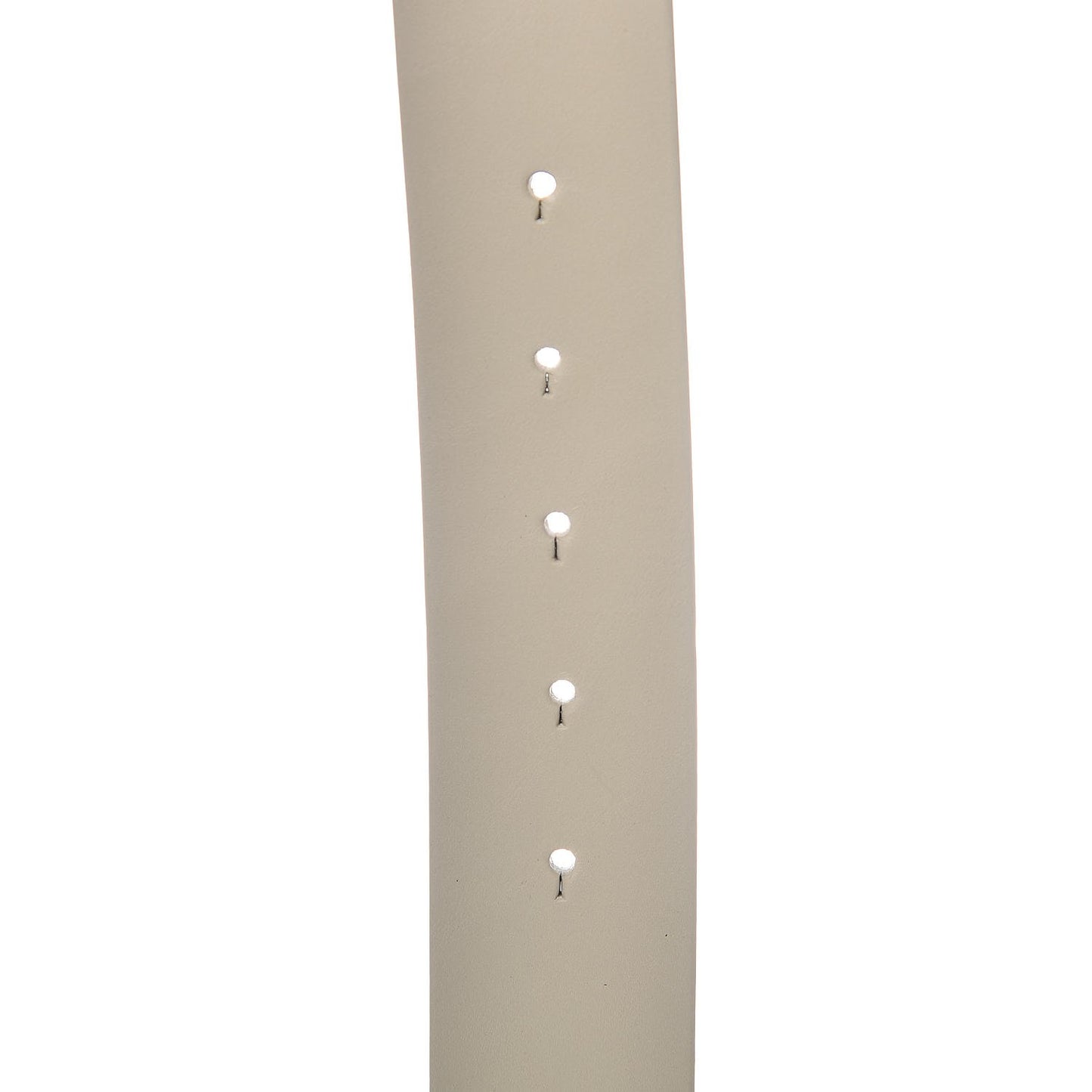 Calfskin Enamel CC Logo Belt 95 38 Light Beige