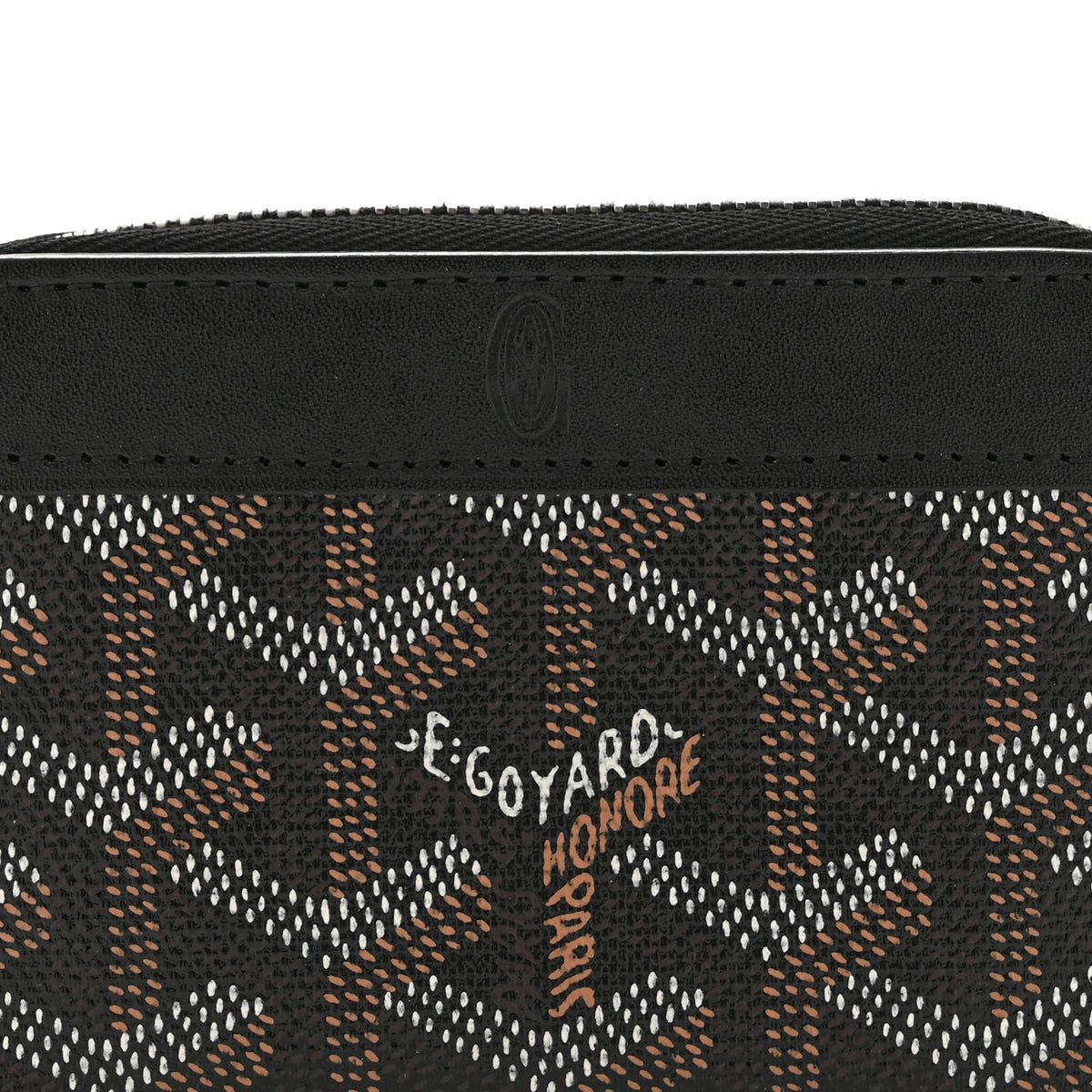 Goyard Goyardine Compact Wallet Black 8 of 10