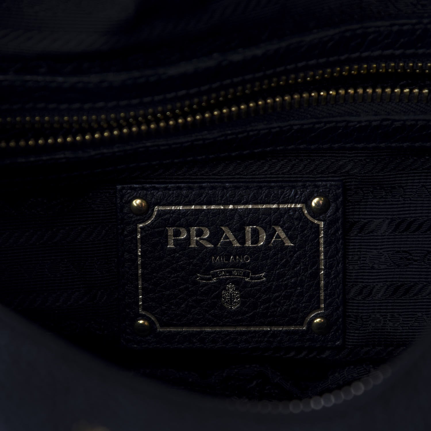 Prada Vitello Daino Hobo Black 11 of 13