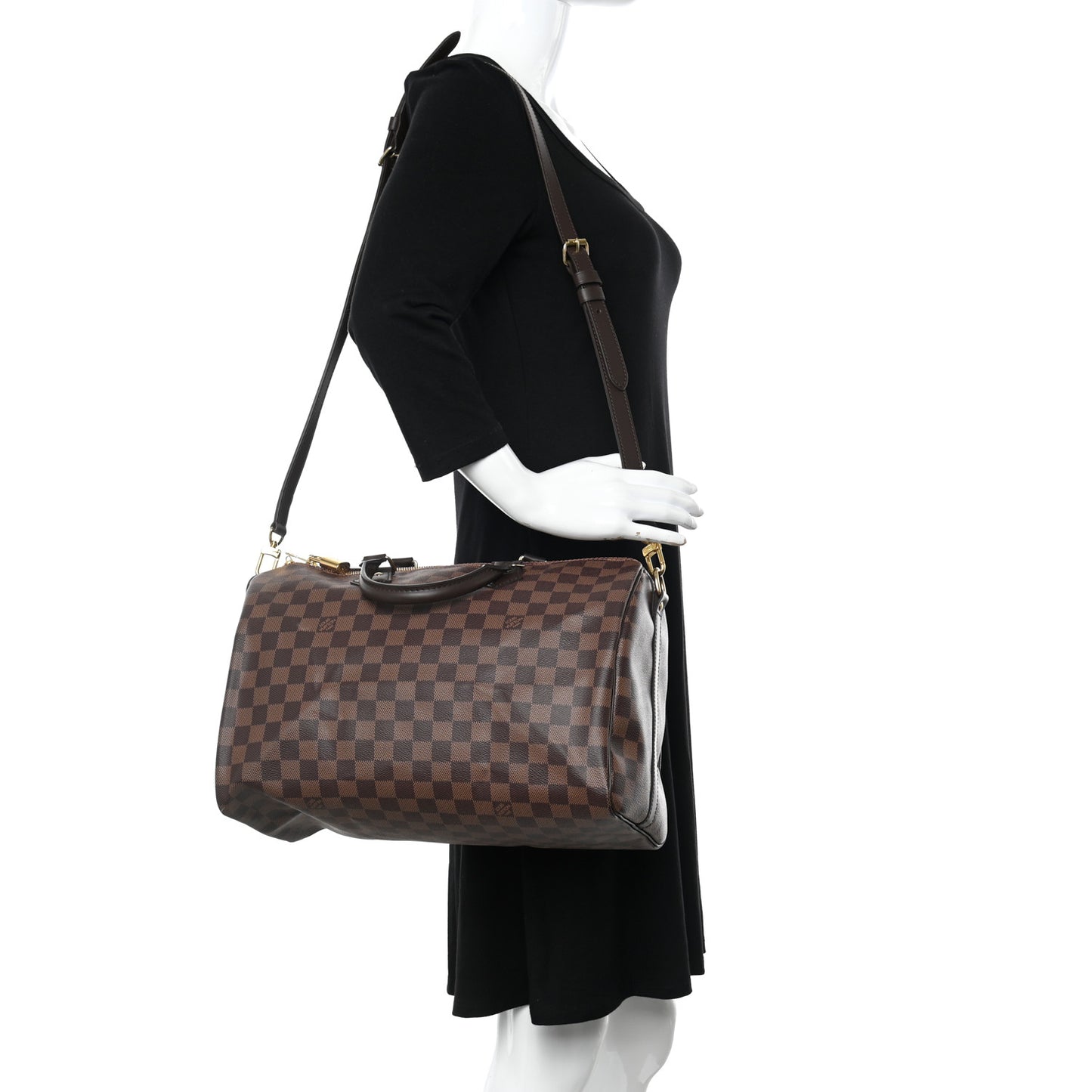 Damier Ebene Speedy Bandouliere 35