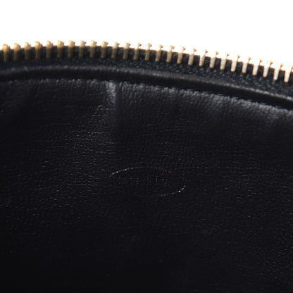 Chanel Lambskin Vanity Cosmetic Case Black 7 of 13