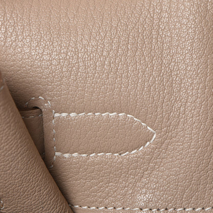 Hermes Taurillon Clemence Birkin 35 Argile 19 of 33