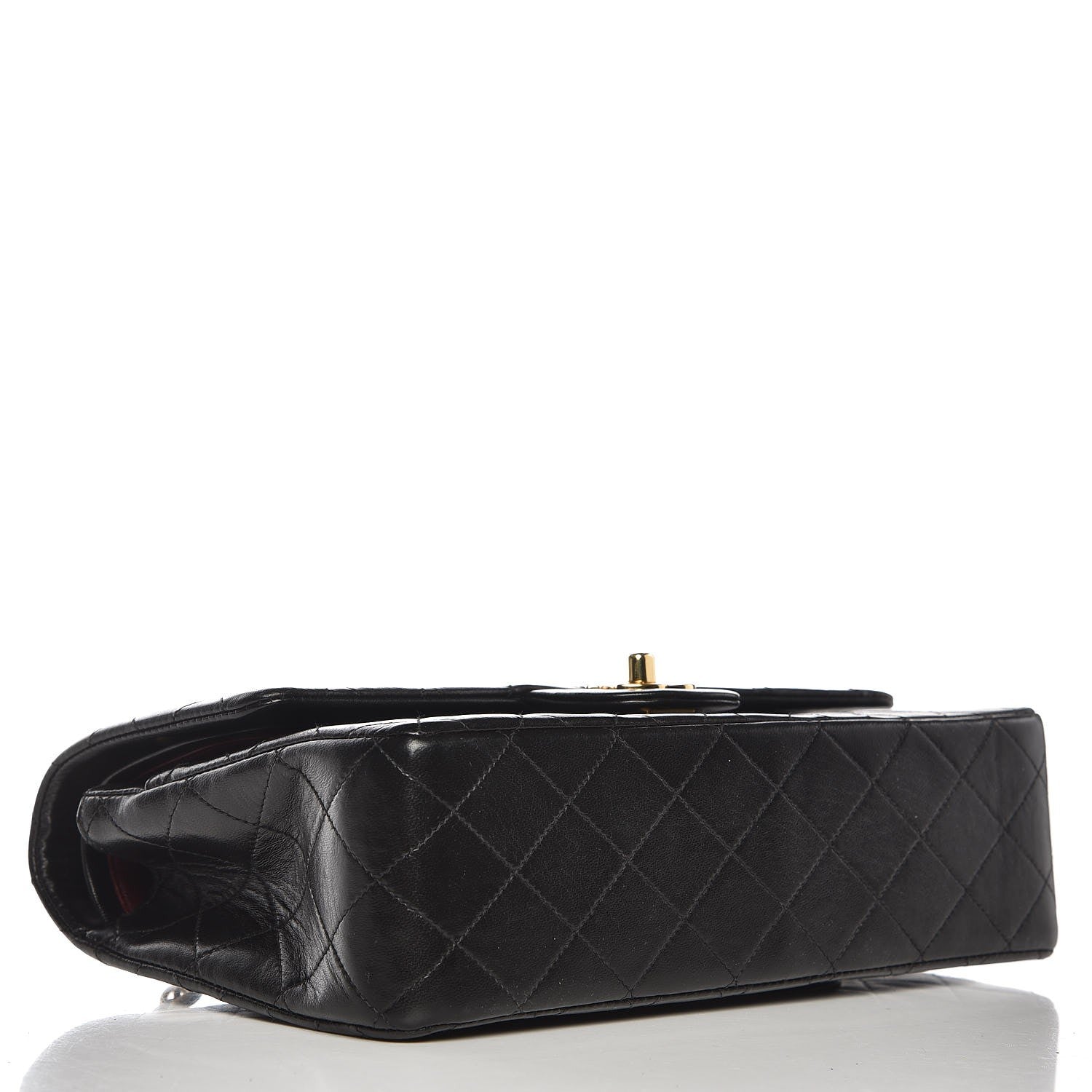Chanel Lambskin Quilted Medium Double Flap Black 5 of 11