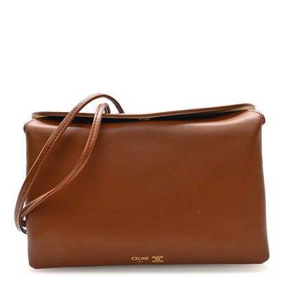 Celine Smooth Lambskin Trio Crossbody Flap Bag Soft Tan 1 of 9