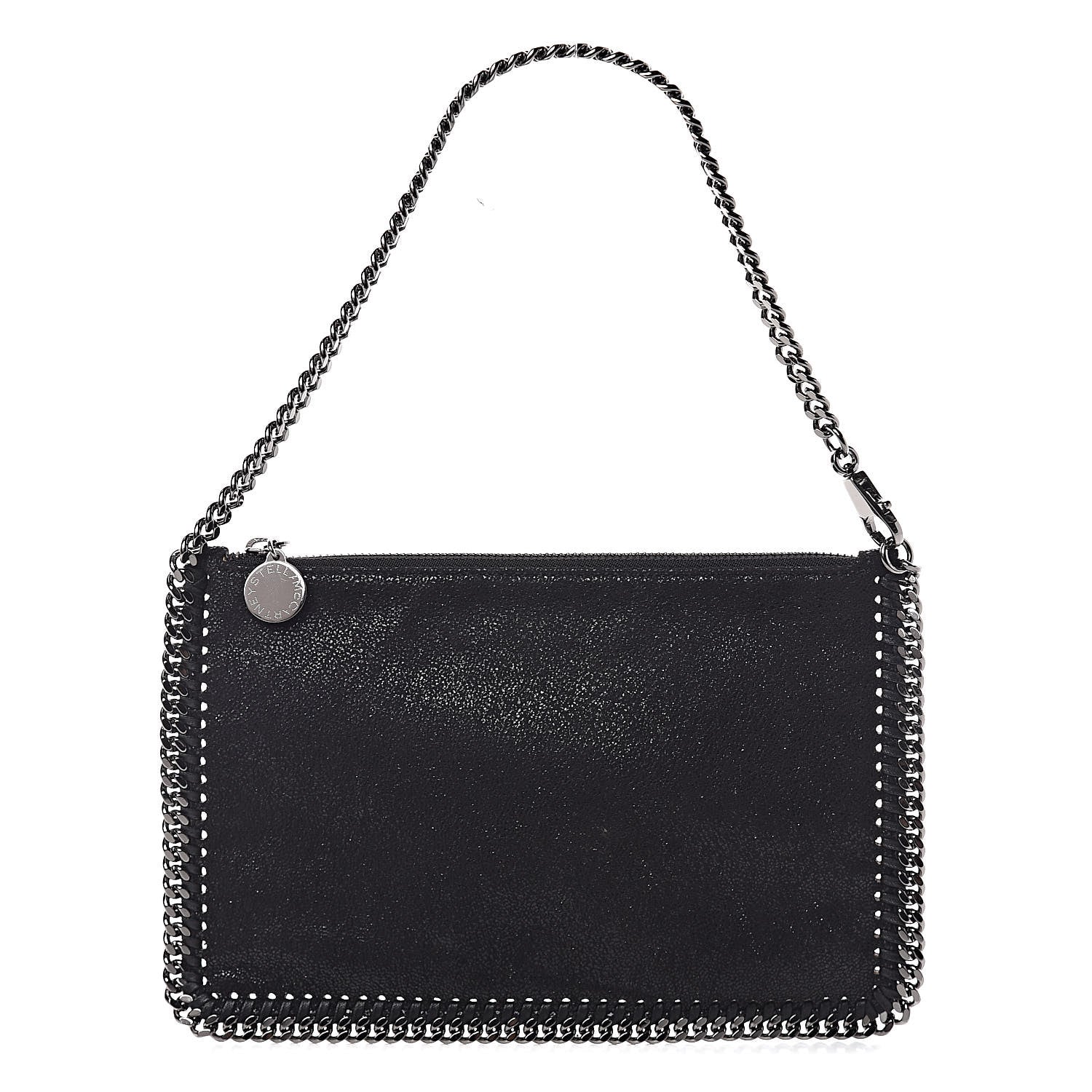 Stella McCartney Shaggy Deer Falabella Clutch Black 1 of 10