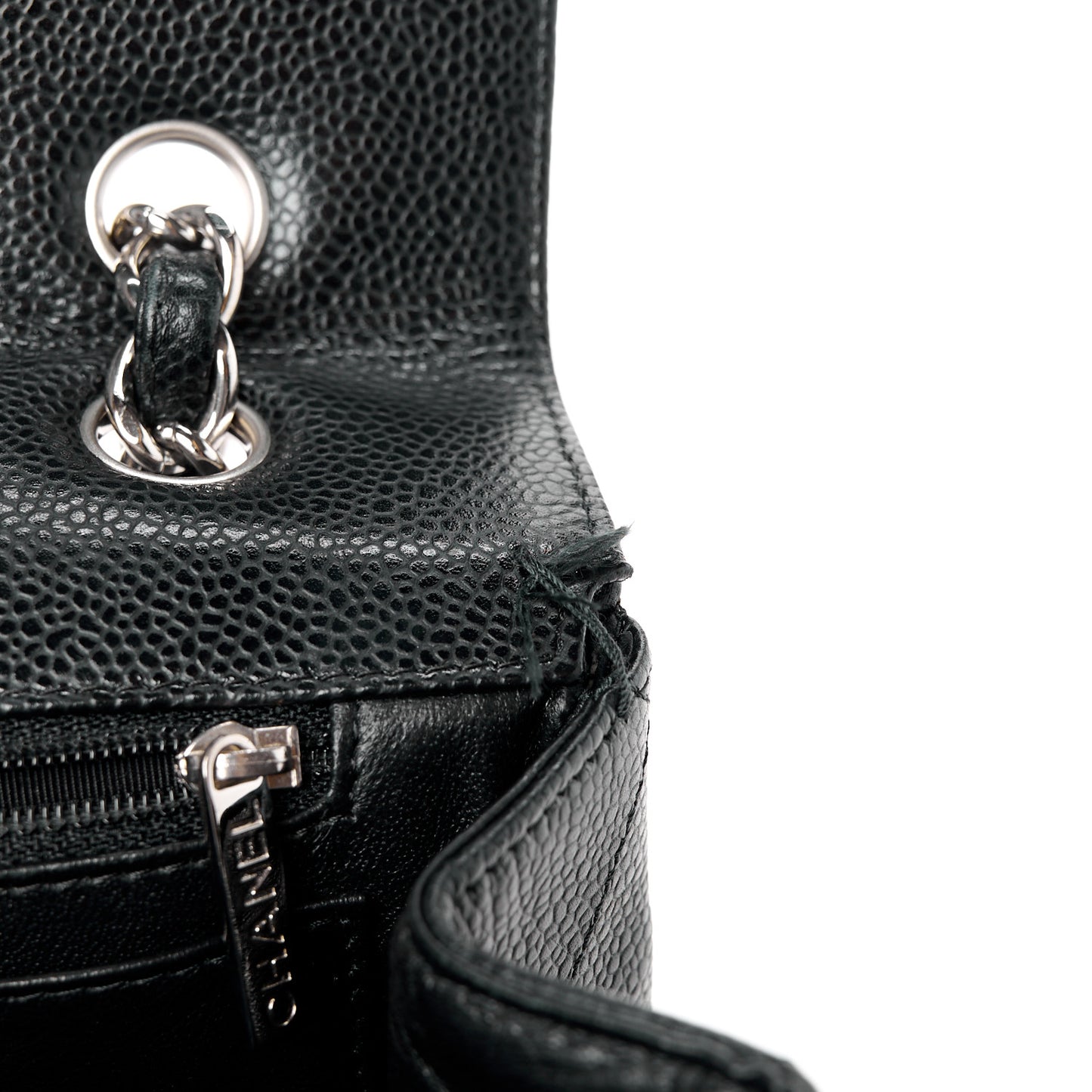Caviar Quilted Maxi Single Flap Black