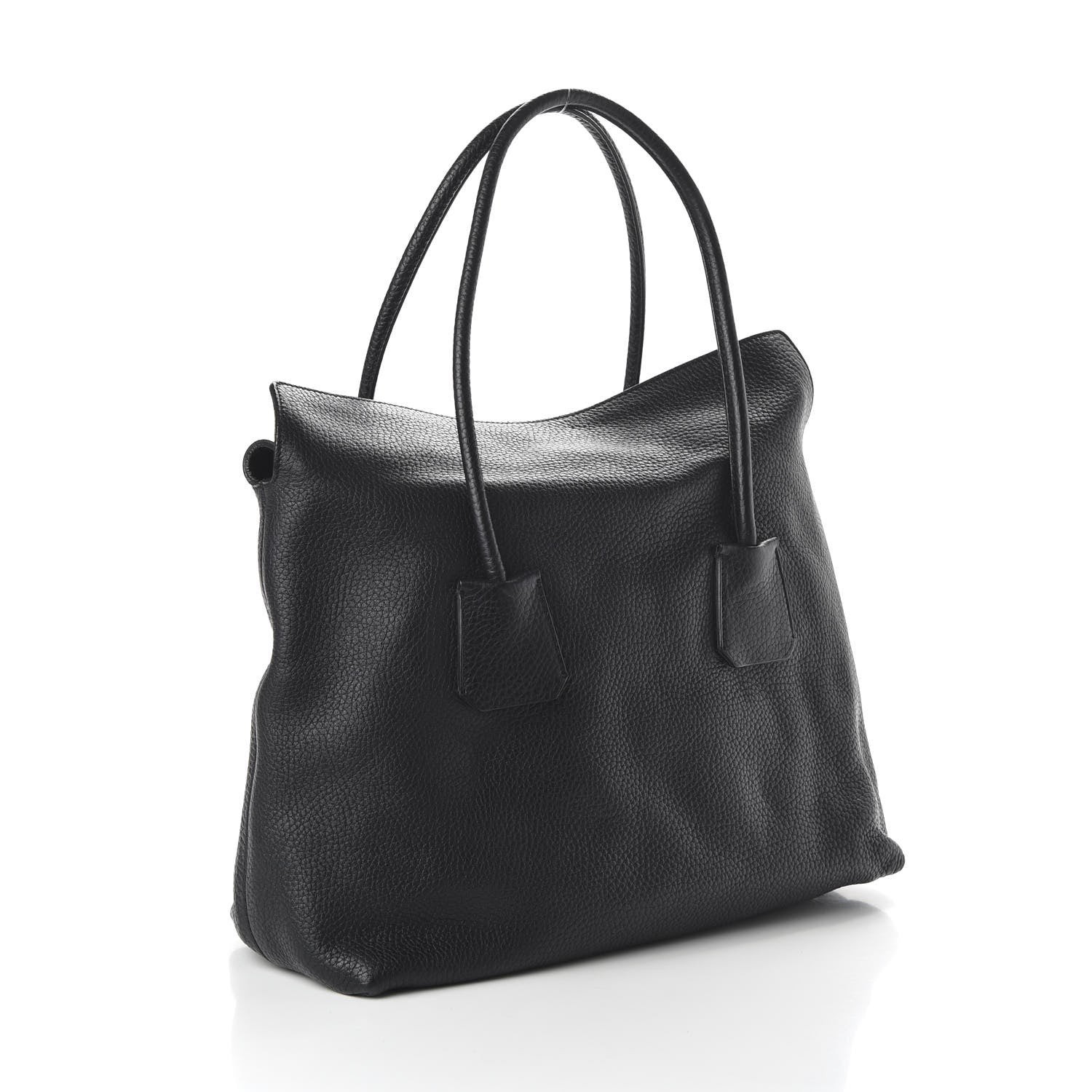 Burberry London Grainy Calfskin Medium Baynard Tote Black 3 of 9