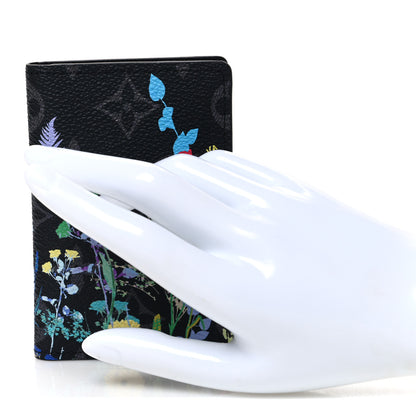 Louis Vuitton Monogram Eclipse Flower Print Pocket Organizer NM 2 of 8