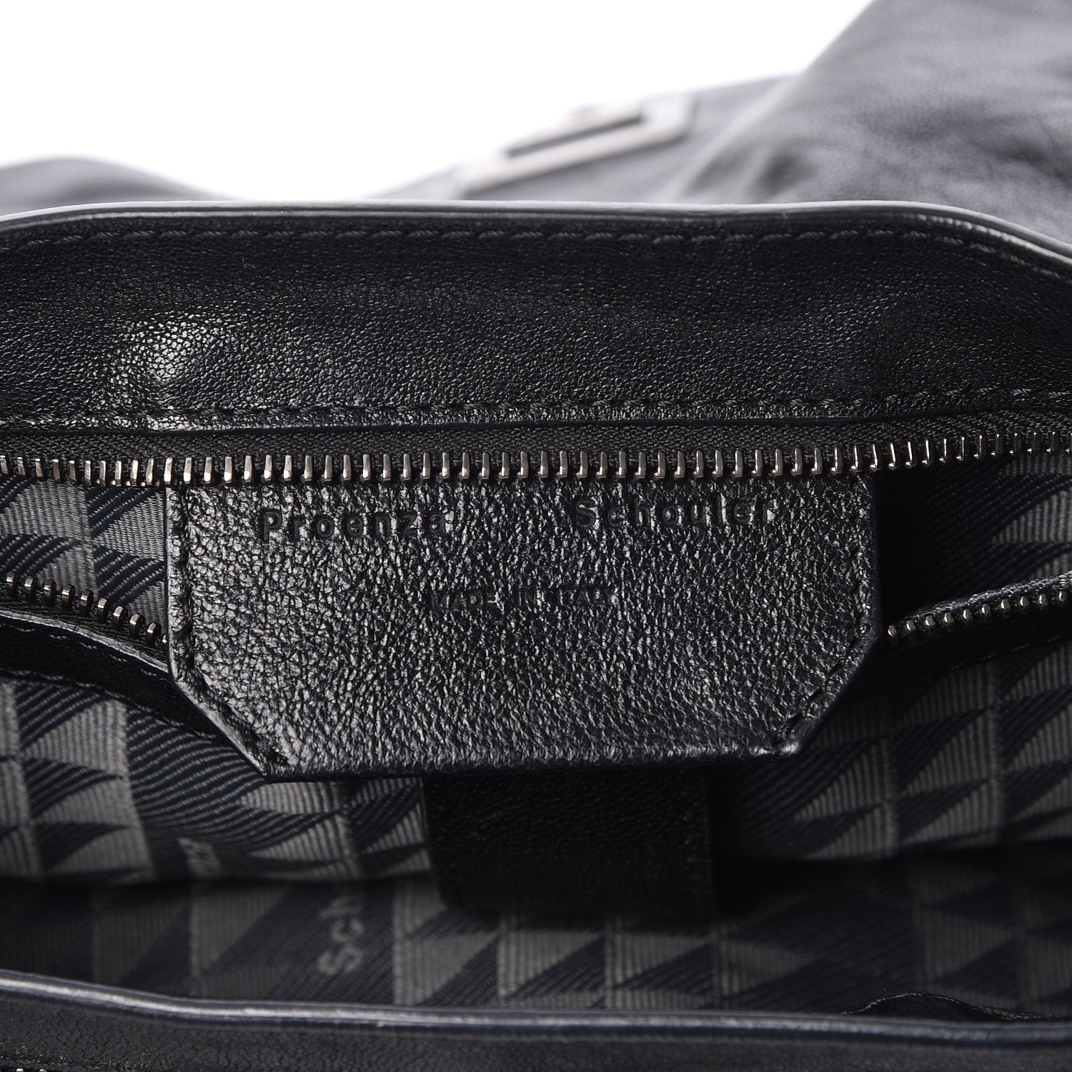 Proenza Schouler Lambskin Medium PS1 Satchel Black 7 of 8