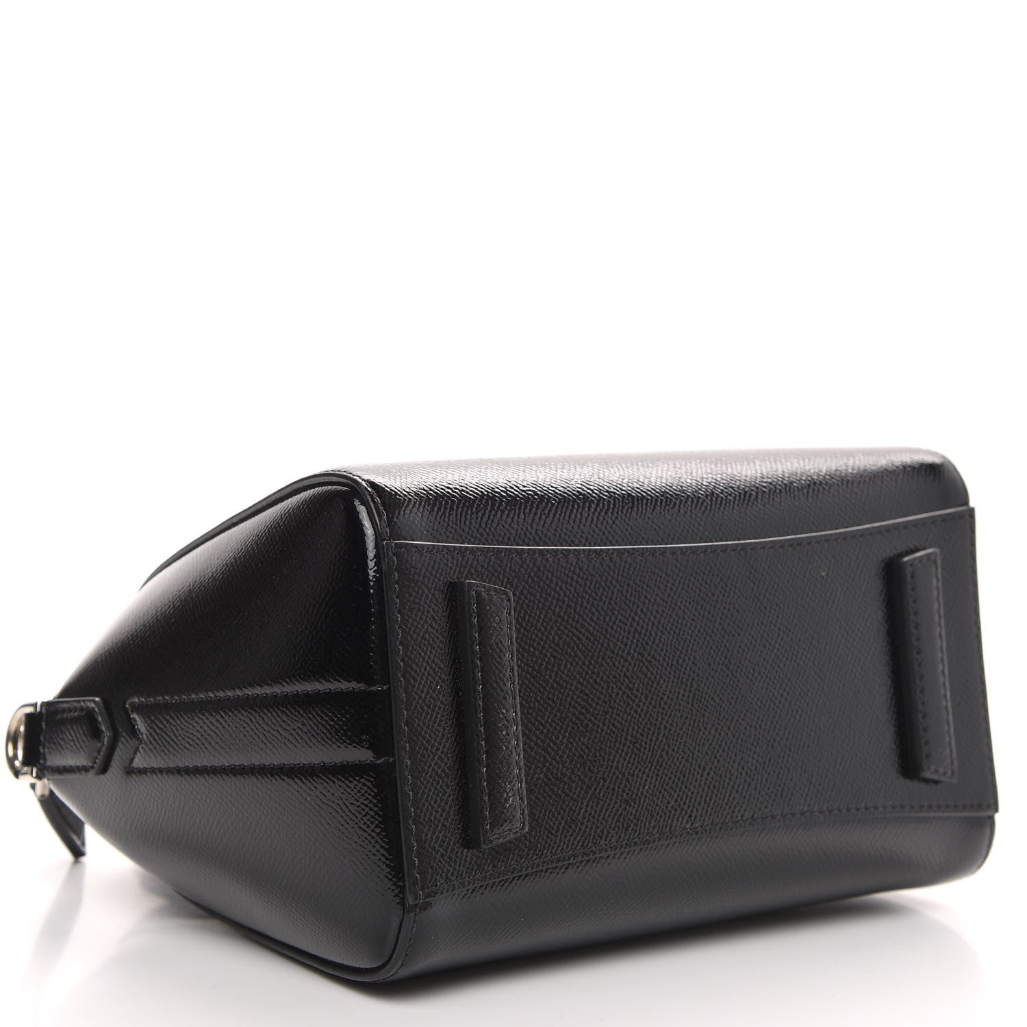 Givenchy Textured Patent Calfskin Mini Antigona Black 4 of 11