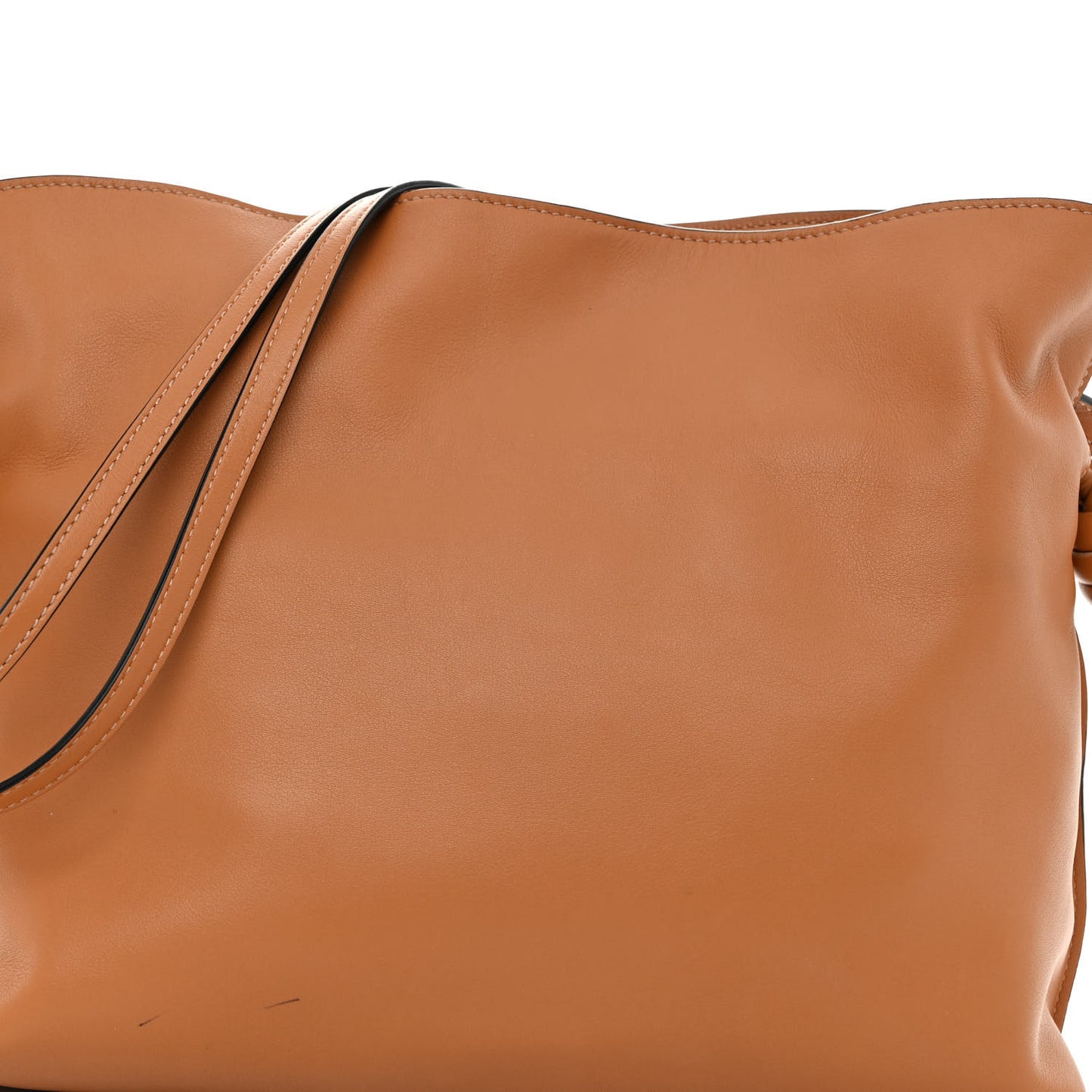 Nappa Flamenco Knot Clutch Warm Desert
