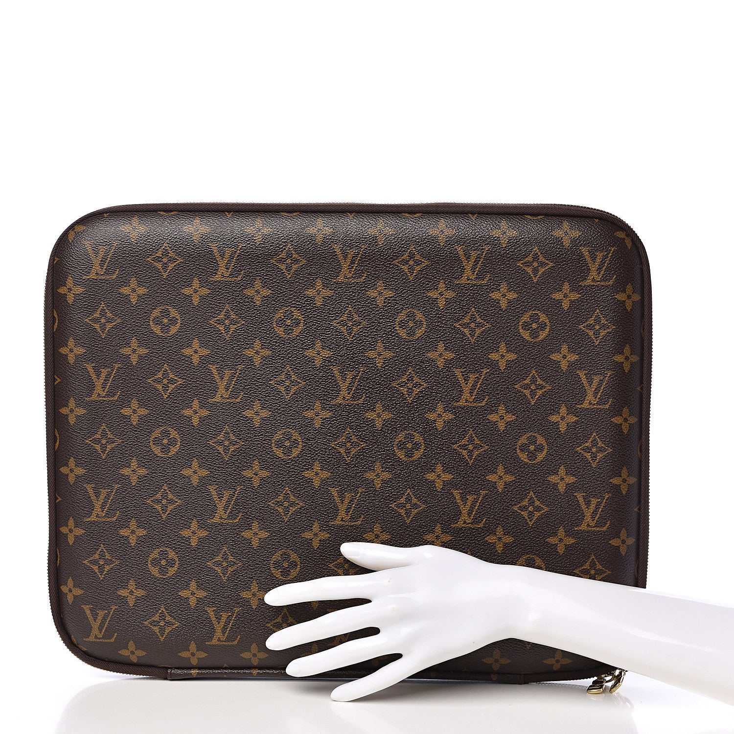 Louis Vuitton Monogram 15 Inch Laptop Sleeve 2 of 12
