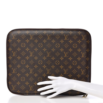 Louis Vuitton Monogram 15 Inch Laptop Sleeve 2 of 12