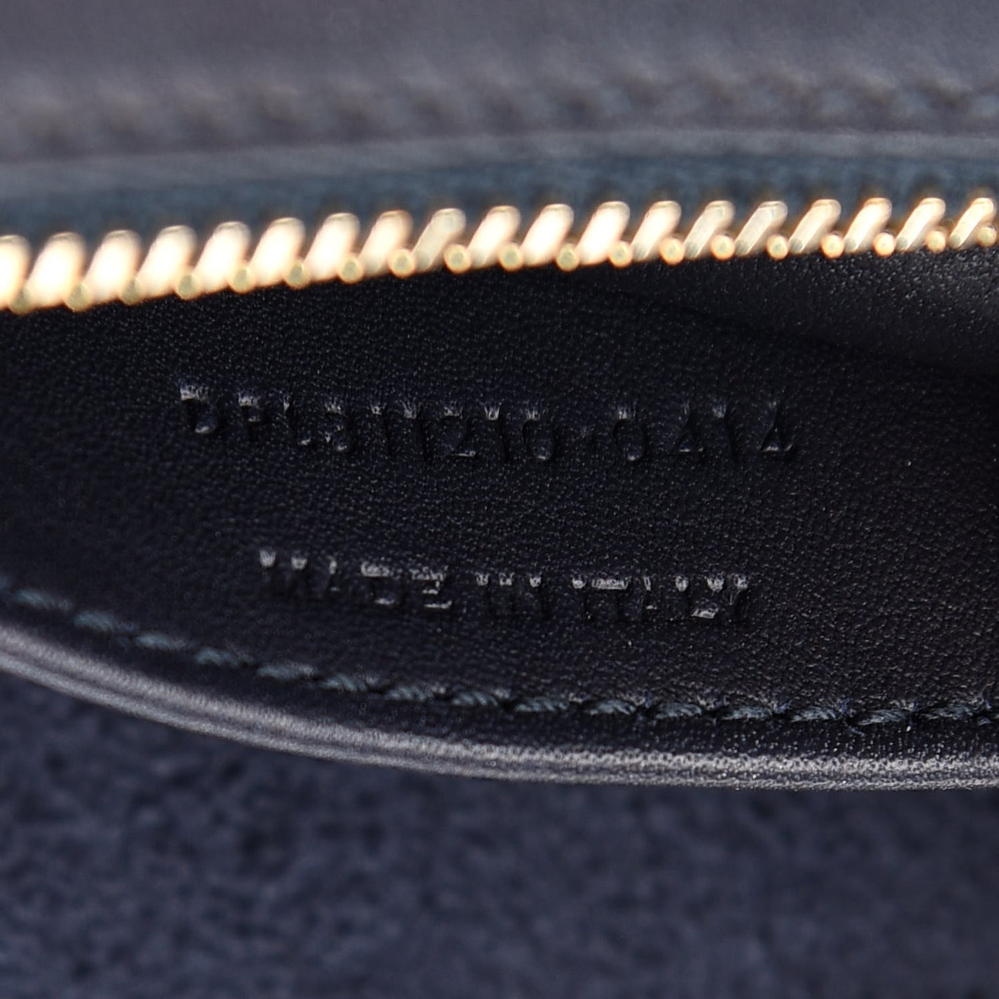 Calfskin Small Classic Y Cabas Navy Blue