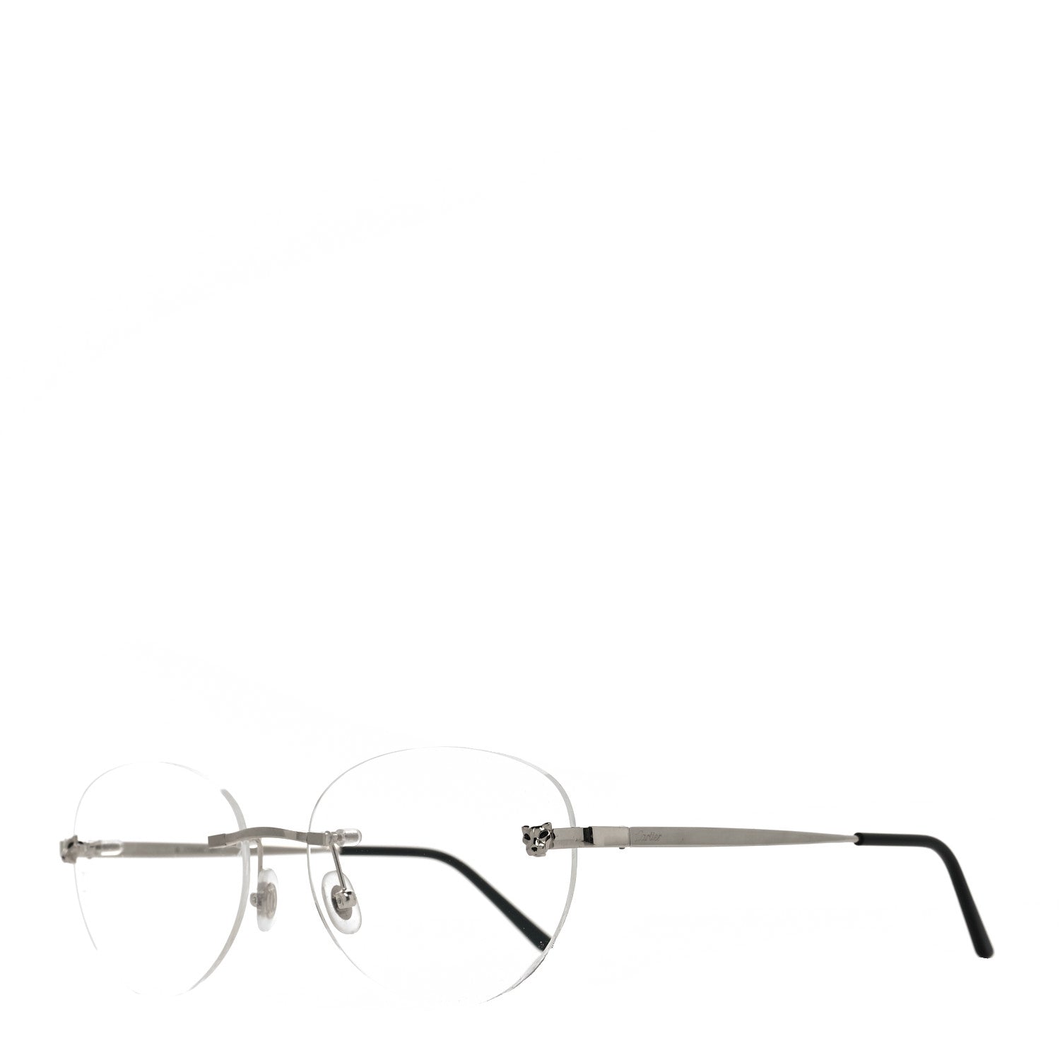 Cartier Panthere De Cartier Eyeglasses Silver 1 of 7
