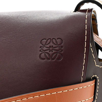 Loewe Calfskin Small Gate Crossbody Bag Oxblood Tan Taupe 8 of 10
