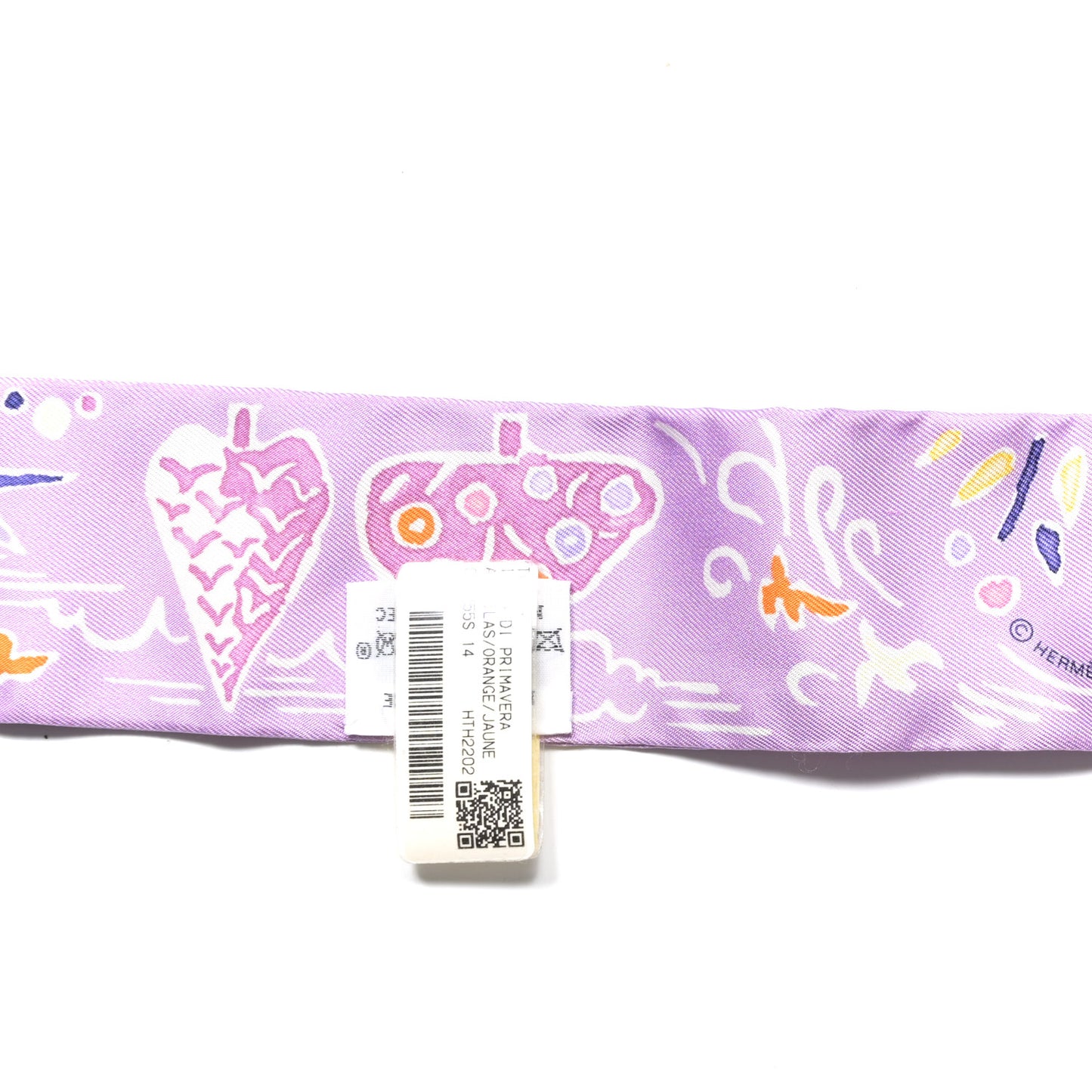 Silk Isola Di Primavera Twilly Lilas Orange Jaune Lilas Orange Jaune