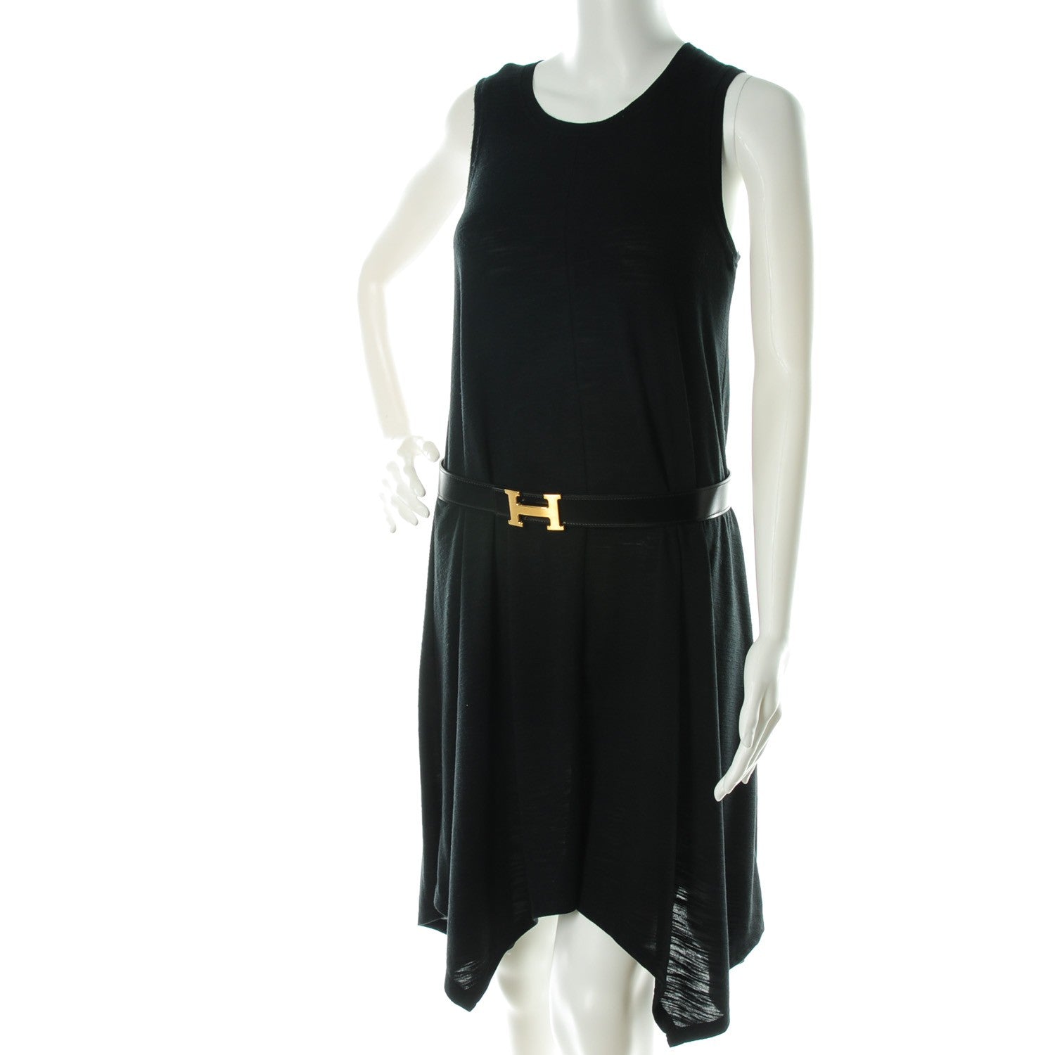 Hermes Box Togo 32mm H Belt 85 Black Orange 2 of 8