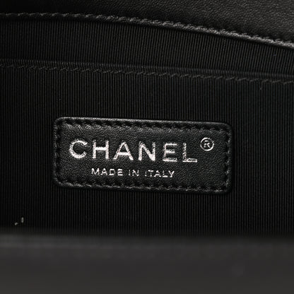 Chanel Lambskin Quilted Medium Boy Flap Black 7 of 11